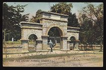 Cedar Grove Cemetery entrance, Newbern, N.C.